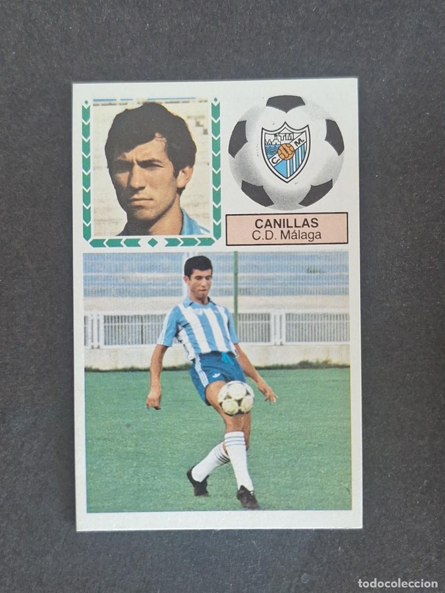 Cromos de f&uacute;tbol: L5 CANILLAS C. D. MALAGA LIGA ESTE 1983 1984 83 84 NUNCA PEGADO SIN PEGAR