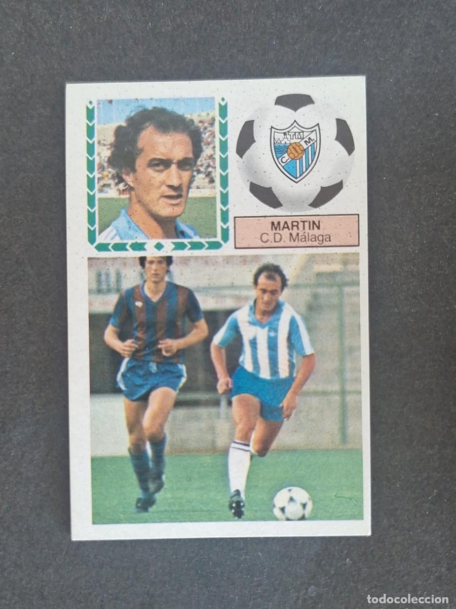 Cromos de f&uacute;tbol: L5 MARTIN C. D. MALAGA LIGA ESTE 1983 1984 83 84 NUNCA PEGADO SIN PEGAR