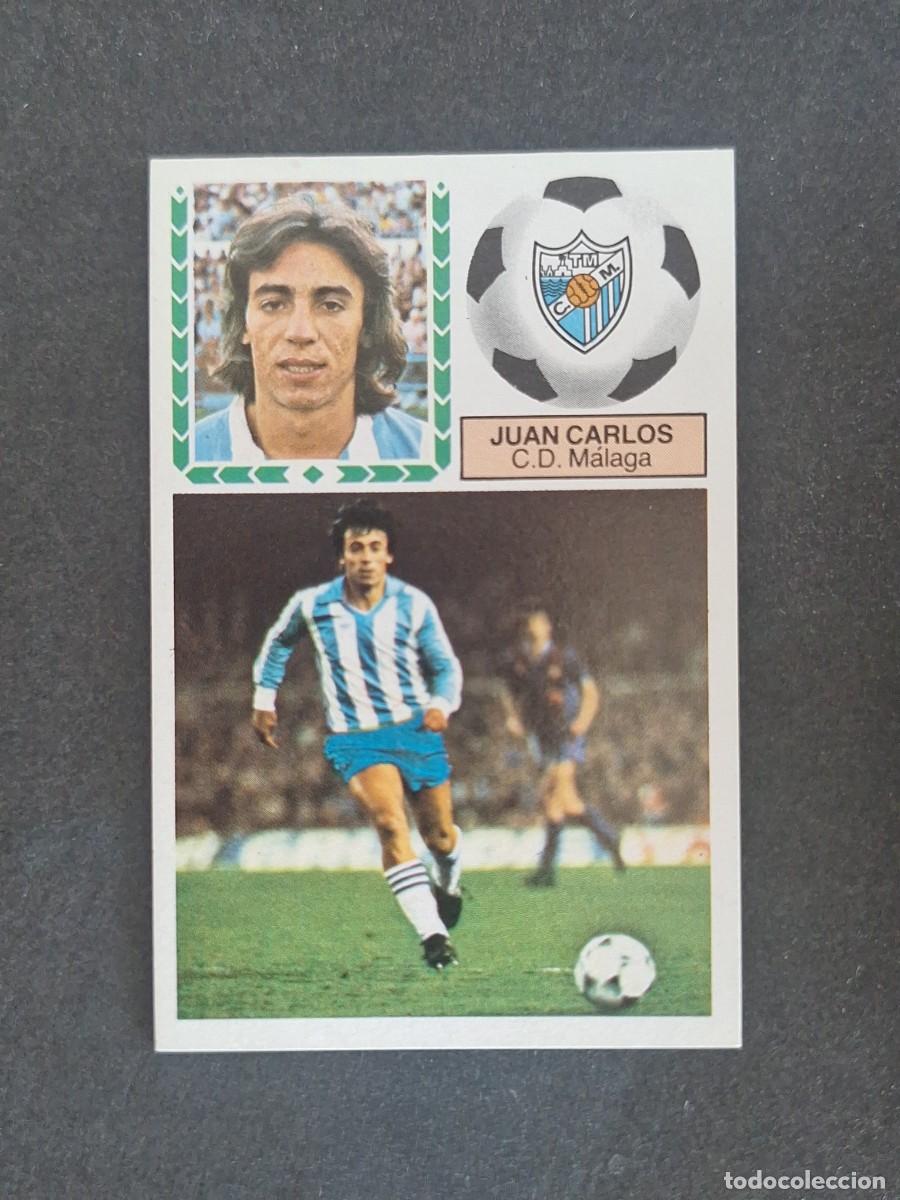 Cromos de f&uacute;tbol: L5 JUAN CARLOS C. D. MALAGA LIGA ESTE 1983 1984 83 84 NUNCA PEGADO SIN PEGAR