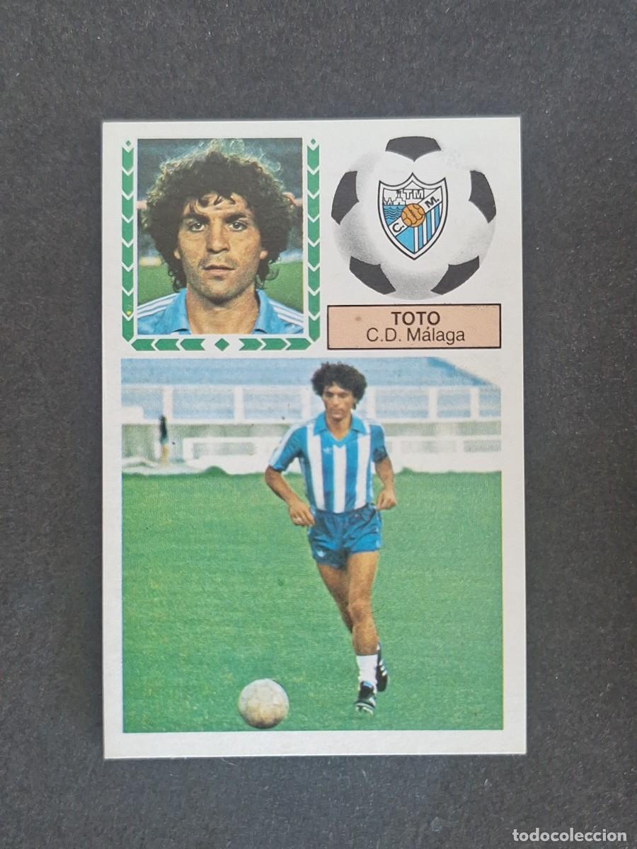 Cromos de f&uacute;tbol: L5 TOTO C. D. MALAGA LIGA ESTE 1983 1984 83 84 NUNCA PEGADO SIN PEGAR