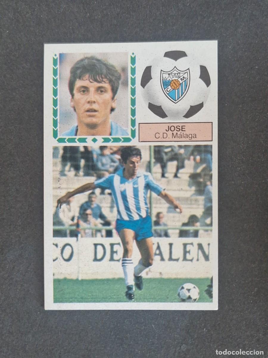 Cromos de f&uacute;tbol: L5 JOSE C. D. MALAGA LIGA ESTE 1983 1984 83 84 NUNCA PEGADO SIN PEGAR