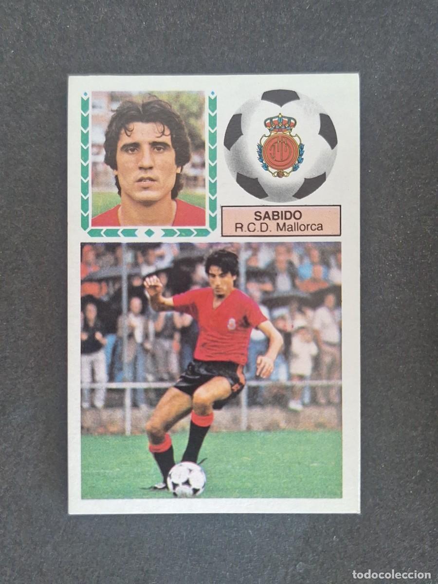 Cromos de f&uacute;tbol: L5 SABIDO R. C. D. MALLORCA LIGA ESTE 1983 1984 83 84 NUNCA PEGADO SIN PEGAR