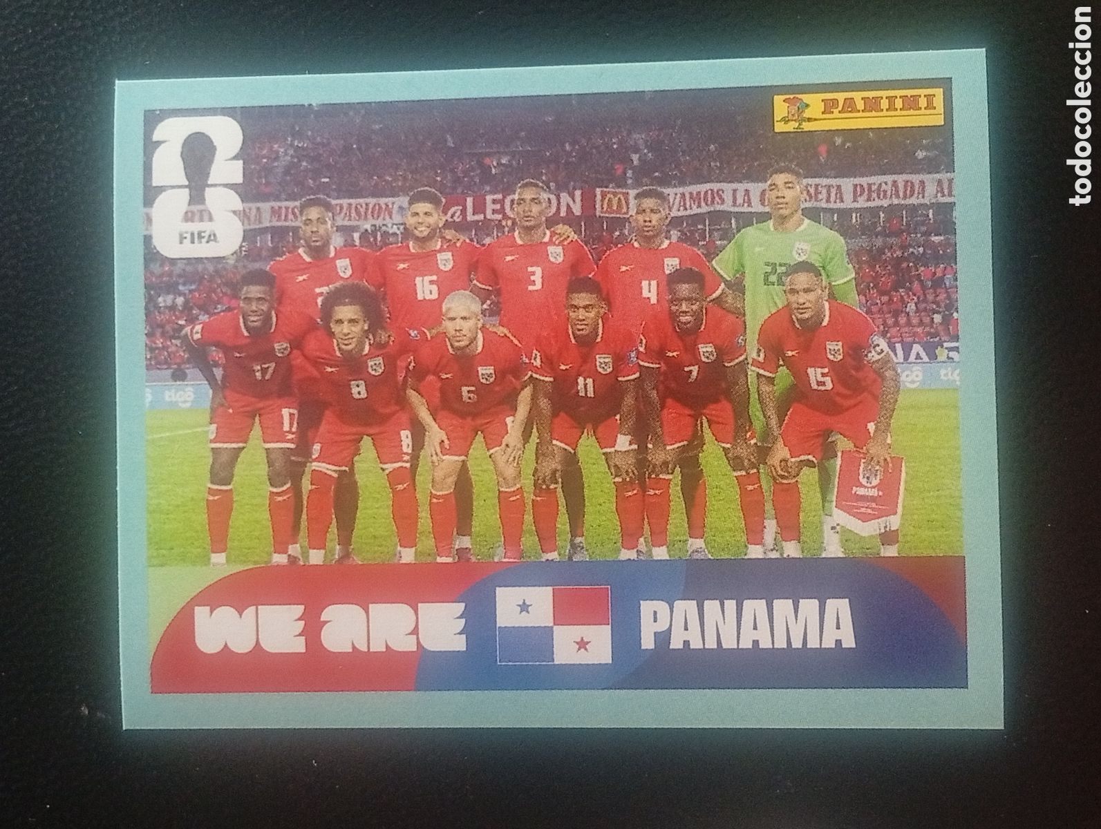 Fu&szlig;ball-Sticker: PAN 13 equipo PANAM&Aacute; MUNDIAL F&Uacute;TBOL 2026 FIFA WORLD CUP PANINI CROMO STICKER PAN13