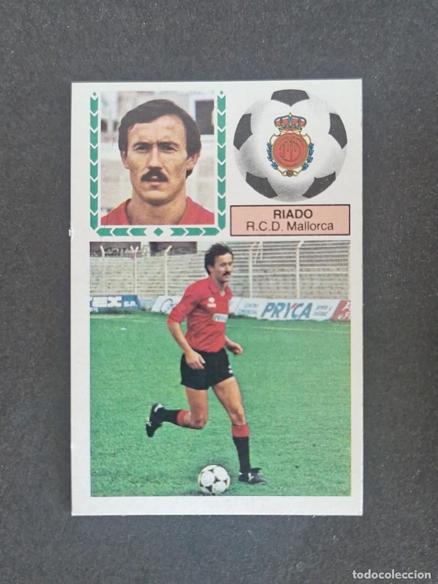 Cromos de f&uacute;tbol: L5 RIADO R. C. D. MALLORCA LIGA ESTE 1983 1984 83 84 NUNCA PEGADO SIN PEGAR