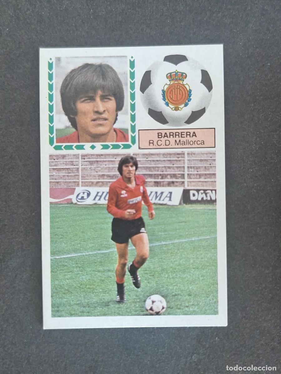 Football Stickers: L5 BARRERA R. C. D. MALLORCA LIGA ESTE 1983 1984 83 84 NUNCA PEGADO SIN PEGAR