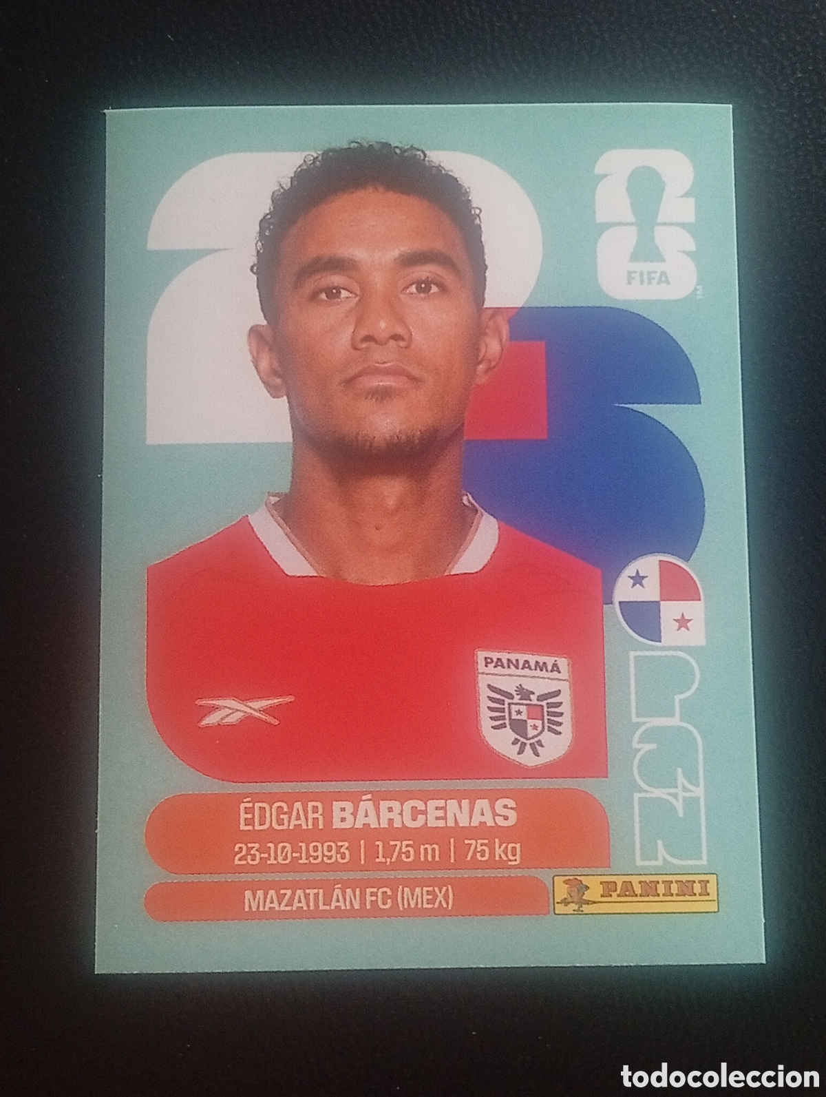 Football Stickers: PAN 14 BARCENAS PANAM&Aacute; MUNDIAL F&Uacute;TBOL 2026 FIFA WORLD CUP PANINI CROMO STICKER PAN14