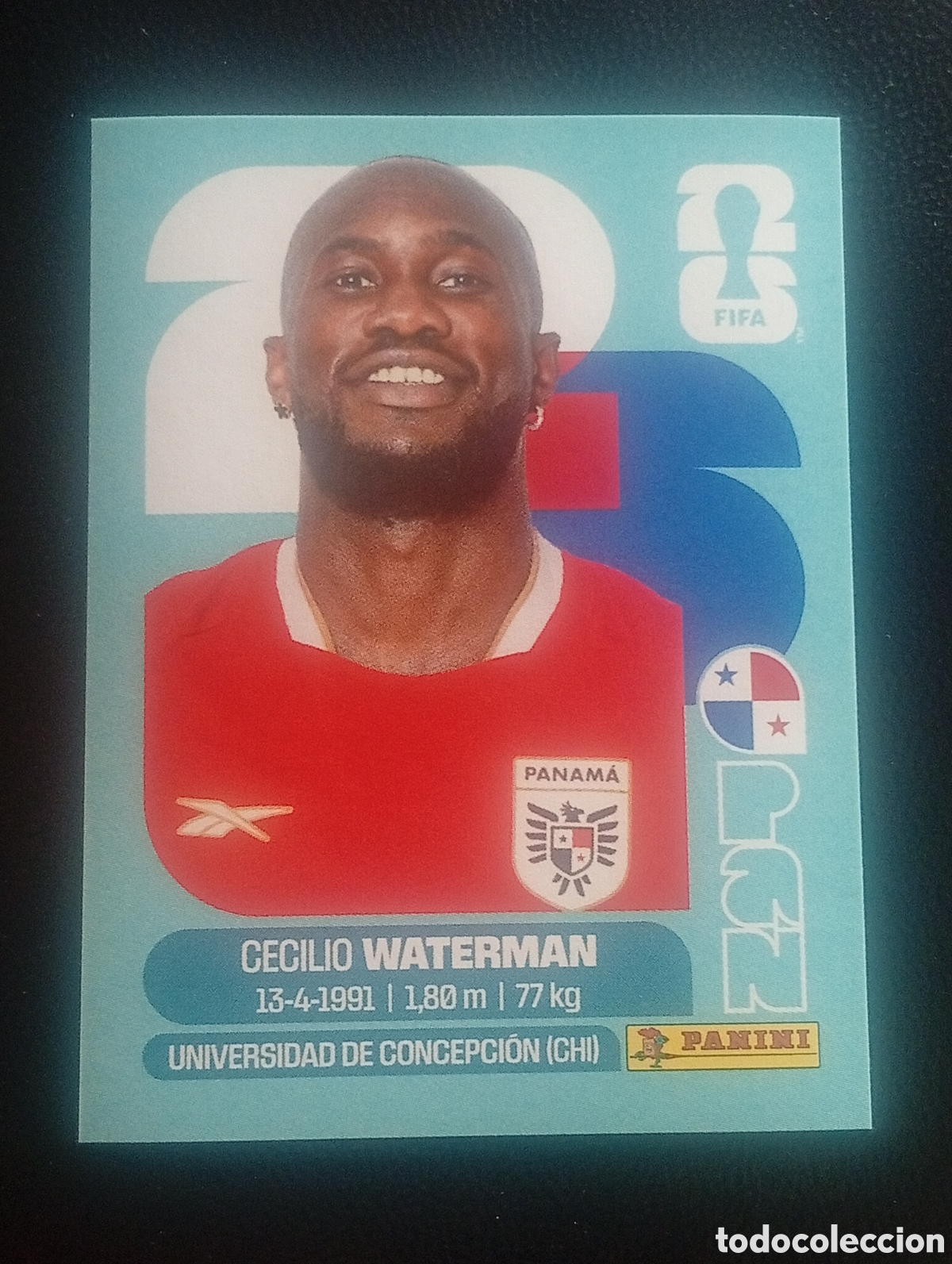 Football Stickers: PAN 18 WATERMAN PANAM&Aacute; MUNDIAL F&Uacute;TBOL 2026 FIFA WORLD CUP PANINI CROMO STICKER PAN18