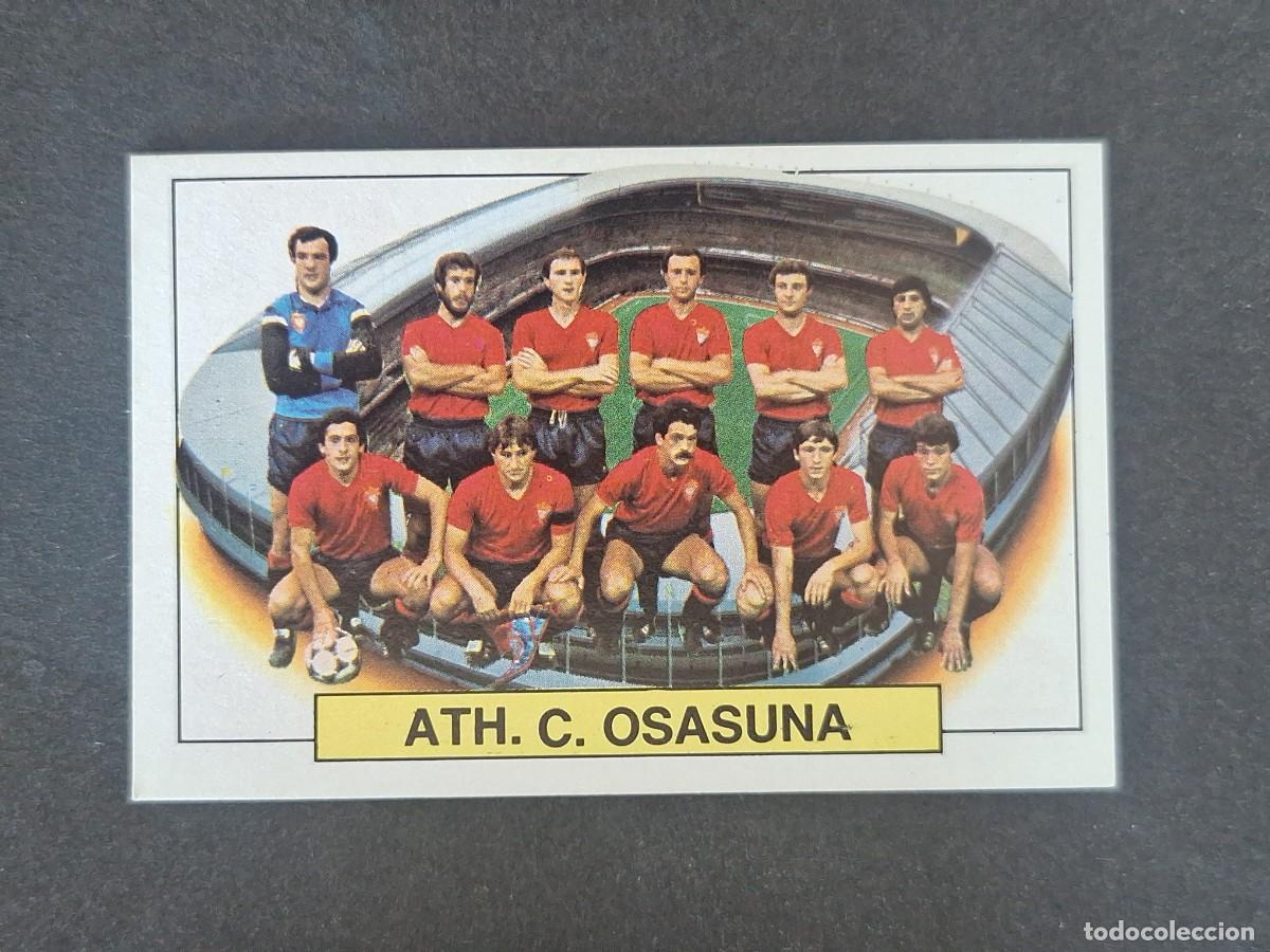 Football Stickers: L5 EQUIPO ALINEACION C. A. OSASUNA LIGA ESTE 1983 1984 83 84 NUNCA PEGADO SIN PEGAR