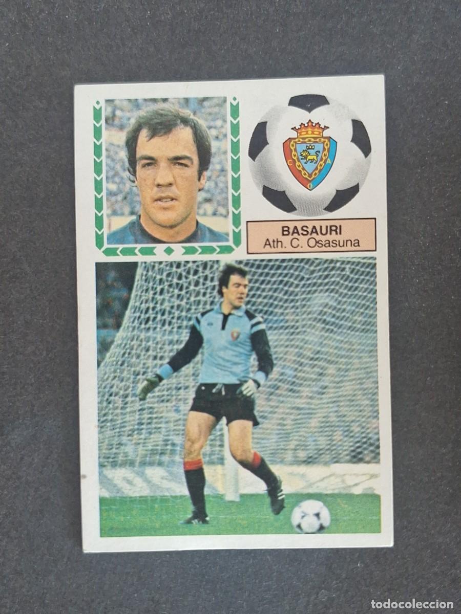 Football Stickers: L5 BASAURI C. A. OSASUNA LIGA ESTE 1983 1984 83 84 NUNCA PEGADO SIN PEGAR