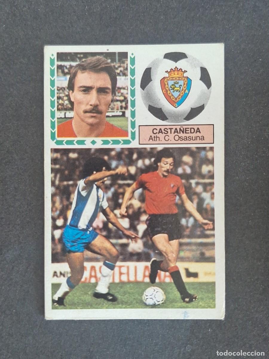 Cromos de f&uacute;tbol: L5 CASTA&Ntilde;EDA C. A. OSASUNA LIGA ESTE 1983 1984 83 84 NUNCA PEGADO SIN PEGAR
