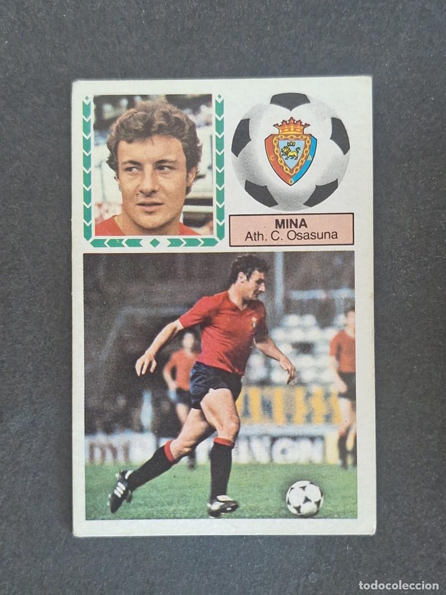 Cromos de f&uacute;tbol: L5 MINA C. A. OSASUNA LIGA ESTE 1983 1984 83 84 NUNCA PEGADO SIN PEGAR