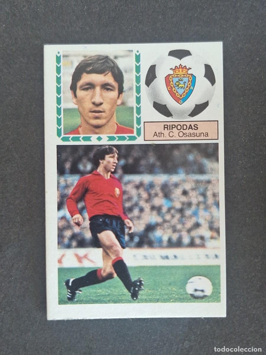 Cromos de f&uacute;tbol: L5 RIPODAS C. A. OSASUNA LIGA ESTE 1983 1984 83 84 NUNCA PEGADO SIN PEGAR