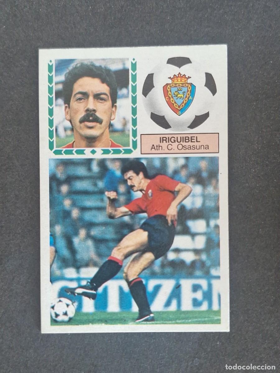 Cromos de f&uacute;tbol: L5 IRIGUIBEL C. A. OSASUNA LIGA ESTE 1983 1984 83 84 NUNCA PEGADO SIN PEGAR