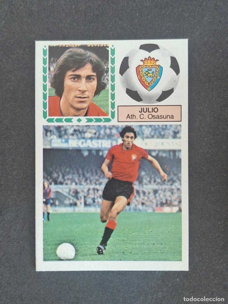 Cromos de f&uacute;tbol: L5 JULIO C. A. OSASUNA LIGA ESTE 1983 1984 83 84 NUNCA PEGADO SIN PEGAR
