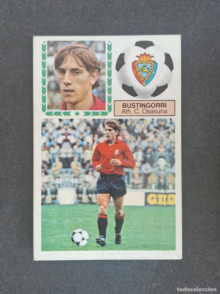 Cromos de f&uacute;tbol: L5 BUSTINGORRI C. A. OSASUNA LIGA ESTE 1983 1984 83 84 NUNCA PEGADO SIN PEGAR