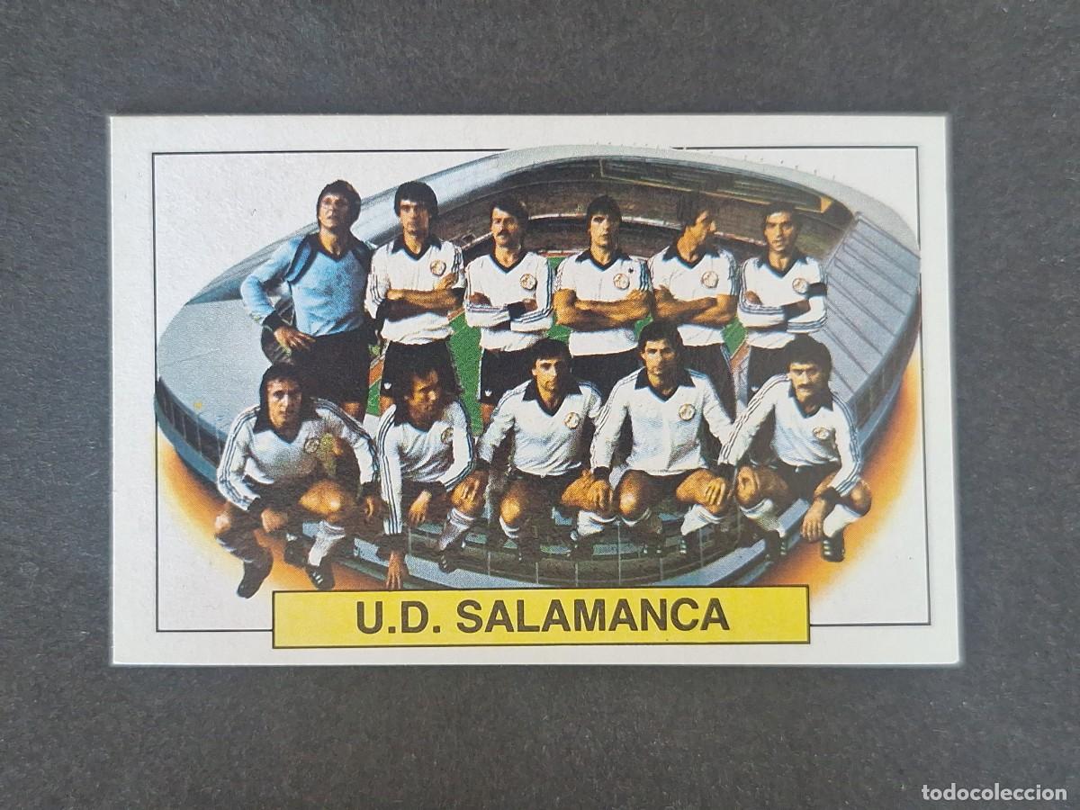 Cromos de f&uacute;tbol: L5 EQUIPO ALINEACION U. D. SALAMANCA LIGA ESTE 1983 1984 83 84 NUNCA PEGADO SIN PEGAR