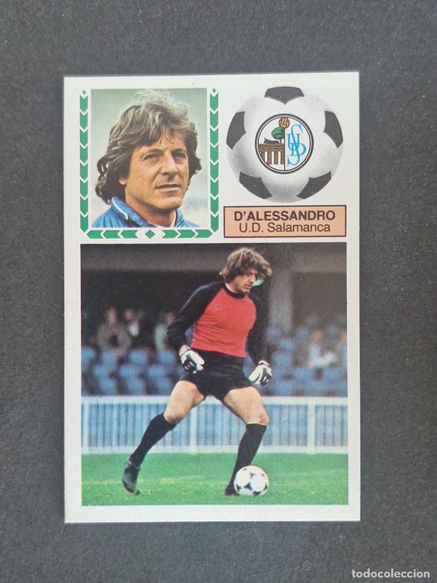 Cromos de f&uacute;tbol: L5 D'ALESSANDRO U. D. SALAMANCA LIGA ESTE 1983 1984 83 84 NUNCA PEGADO SIN PEGAR