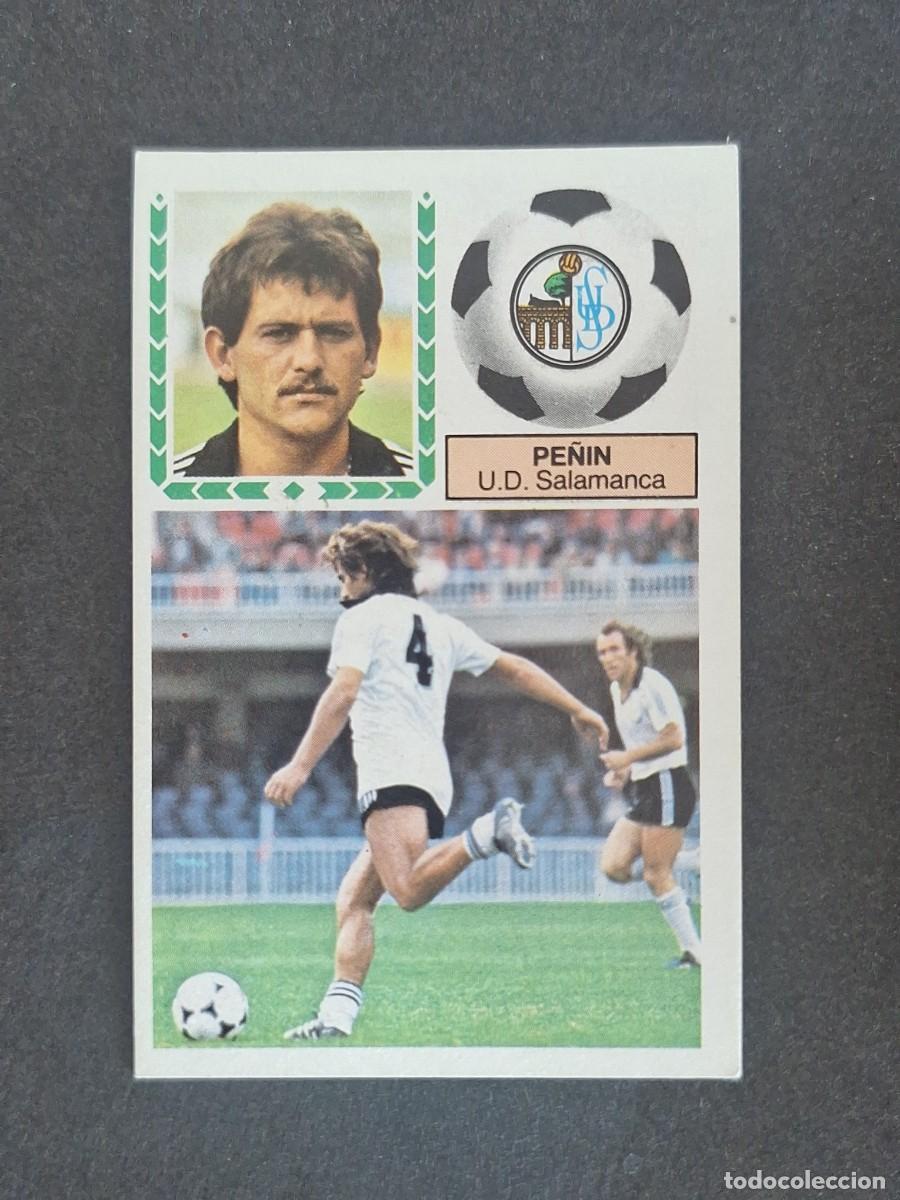 Cromos de f&uacute;tbol: L5 PE&Ntilde;IN U. D. SALAMANCA LIGA ESTE 1983 1984 83 84 NUNCA PEGADO SIN PEGAR