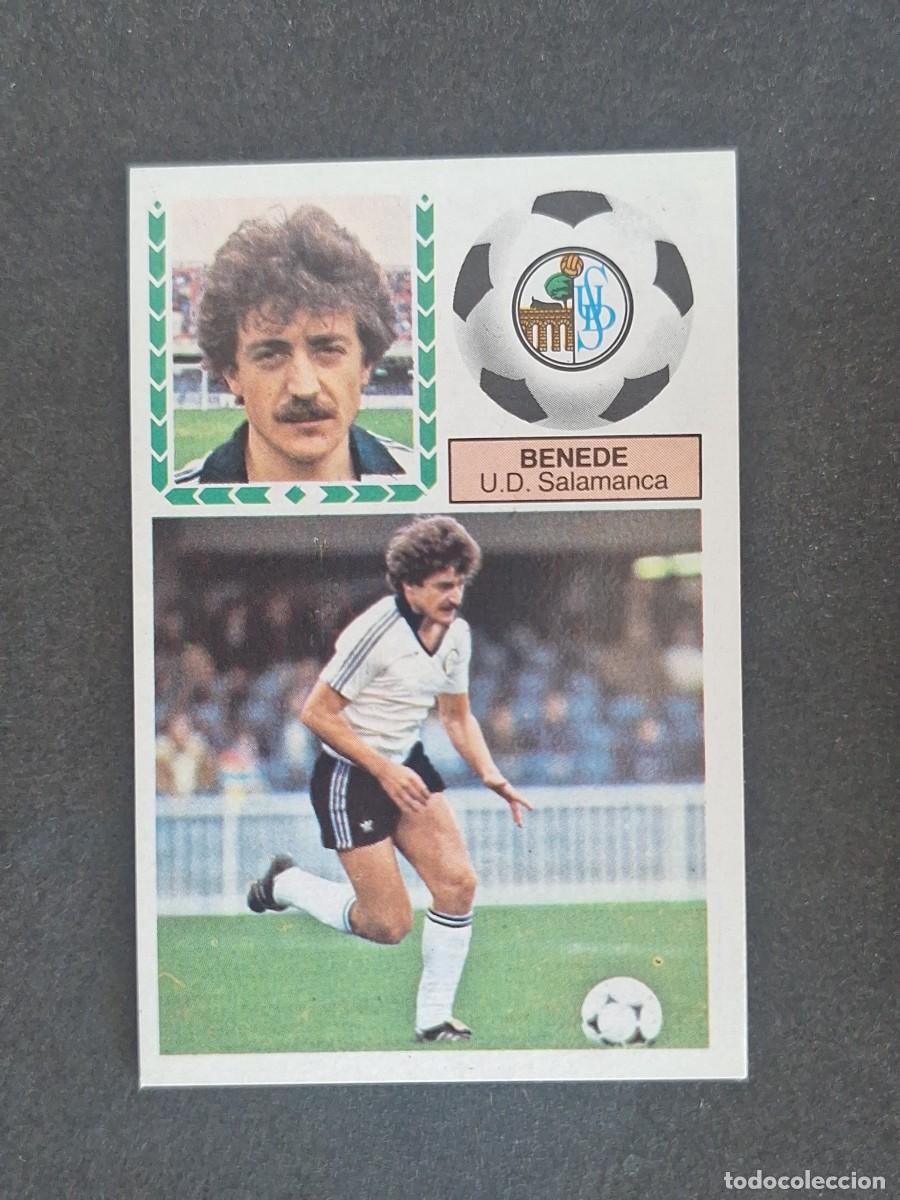 Cromos de f&uacute;tbol: L5 BENEDE U. D. SALAMANCA LIGA ESTE 1983 1984 83 84 NUNCA PEGADO SIN PEGAR