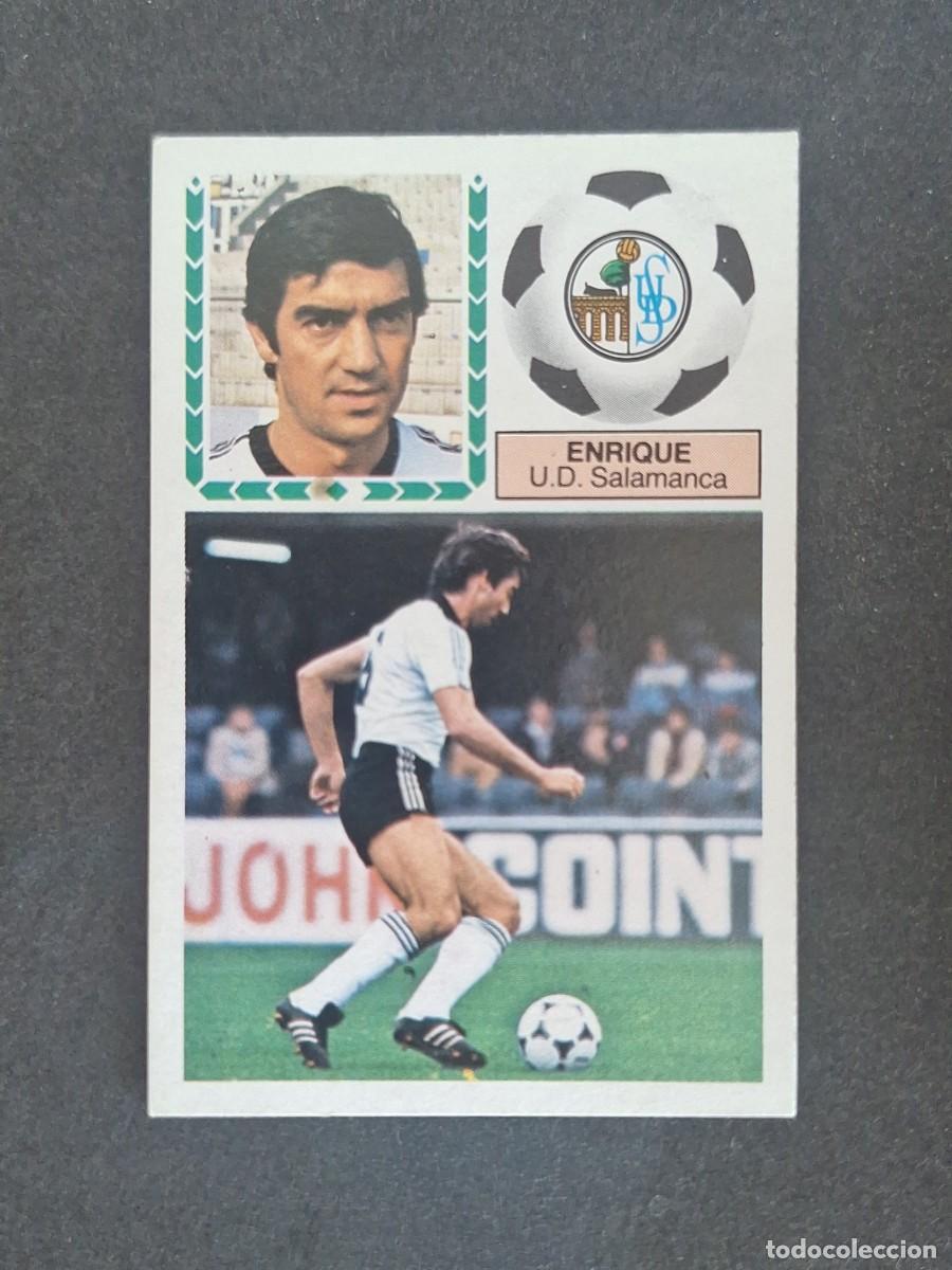 Cromos de f&uacute;tbol: L5 ENRIQUE U. D. SALAMANCA LIGA ESTE 1983 1984 83 84 NUNCA PEGADO SIN PEGAR