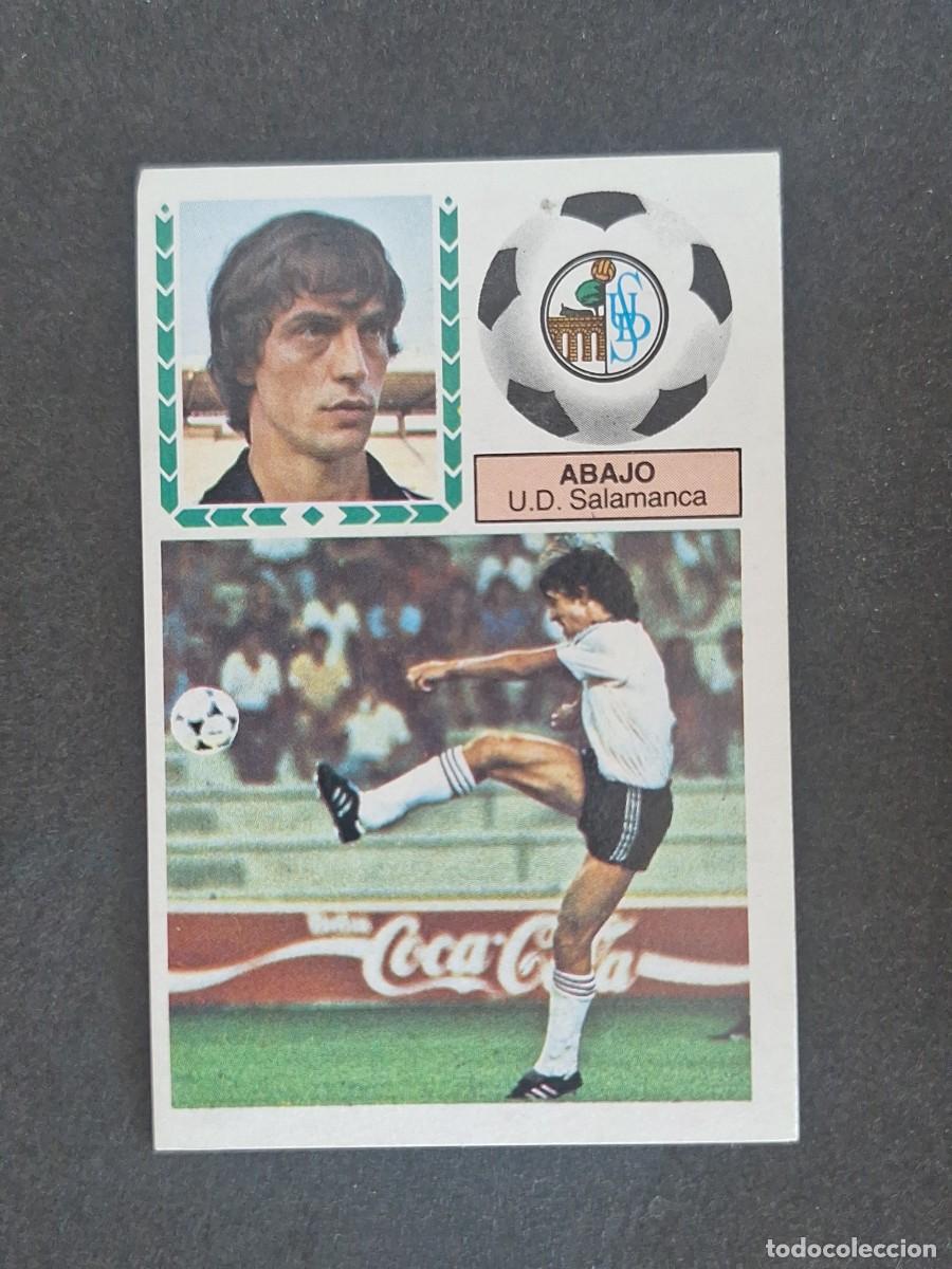 Cromos de f&uacute;tbol: L5 ABAJO U. D. SALAMANCA LIGA ESTE 1983 1984 83 84 NUNCA PEGADO SIN PEGAR