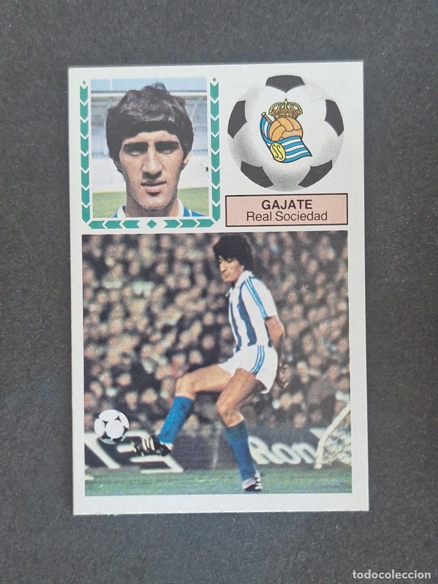 Cromos de f&uacute;tbol: L5 GAJATE REAL SOCIEDAD LIGA ESTE 1983 1984 83 84 NUNCA PEGADO SIN PEGAR