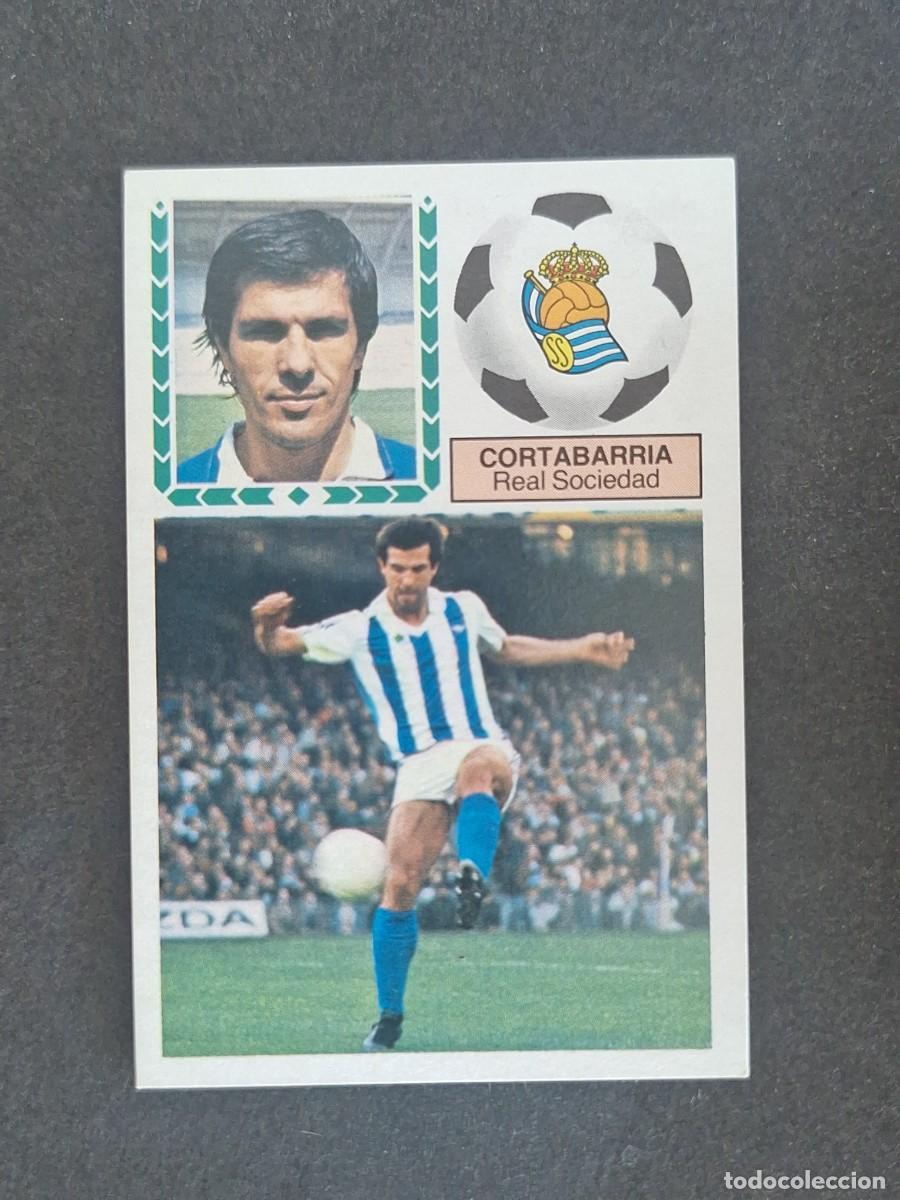 Cromos de f&uacute;tbol: L5 CORTABARRIA REAL SOCIEDAD LIGA ESTE 1983 1984 83 84 NUNCA PEGADO SIN PEGAR