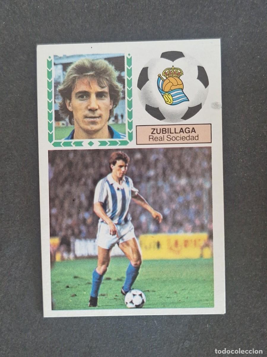 Cromos de f&uacute;tbol: L5 ZUBILLAGA REAL SOCIEDAD LIGA ESTE 1983 1984 83 84 NUNCA PEGADO SIN PEGAR
