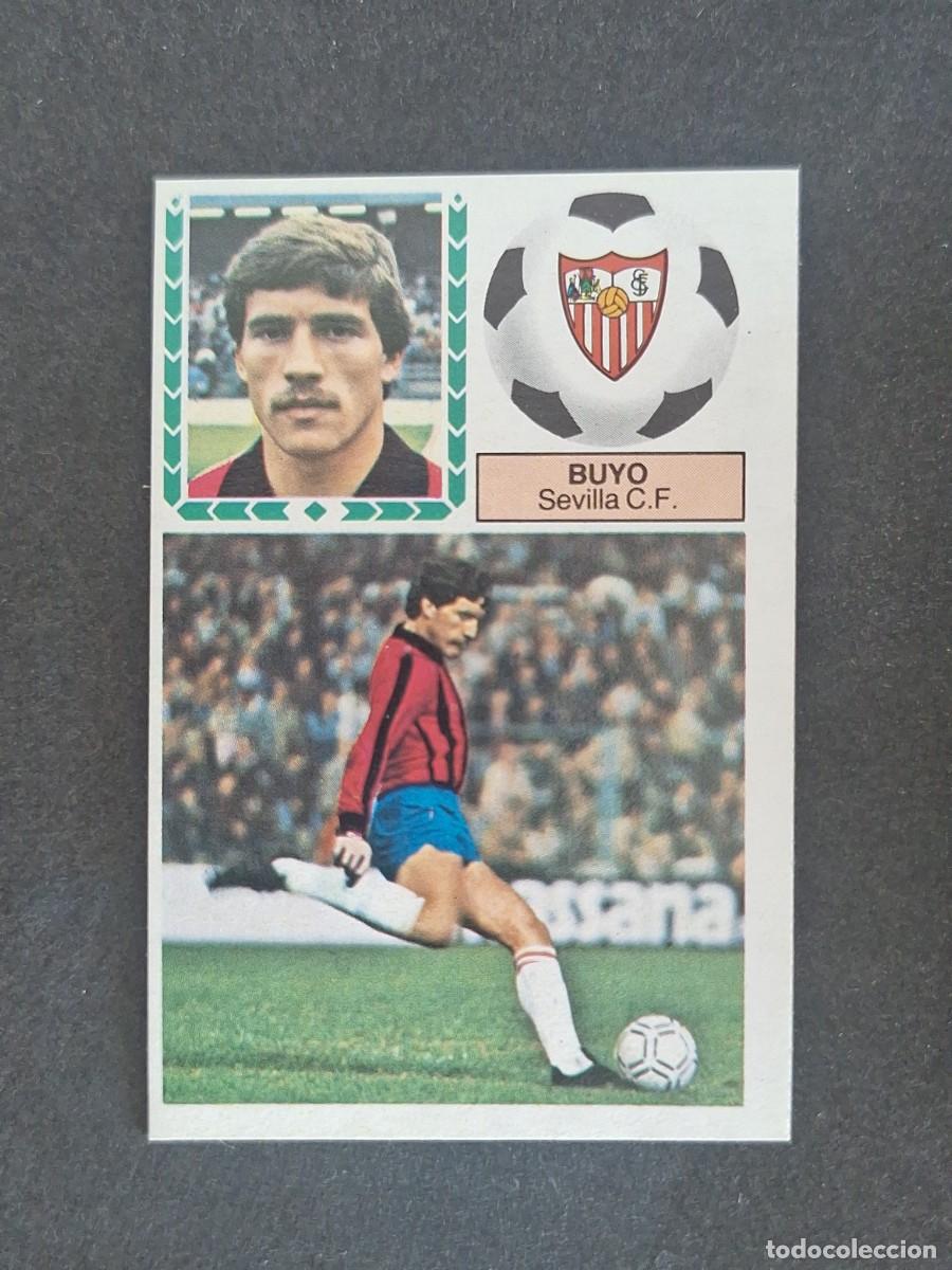 Cromos de f&uacute;tbol: L5 BUYO SEVILLA C. F. LIGA ESTE 1983 1984 83 84 NUNCA PEGADO SIN PEGAR