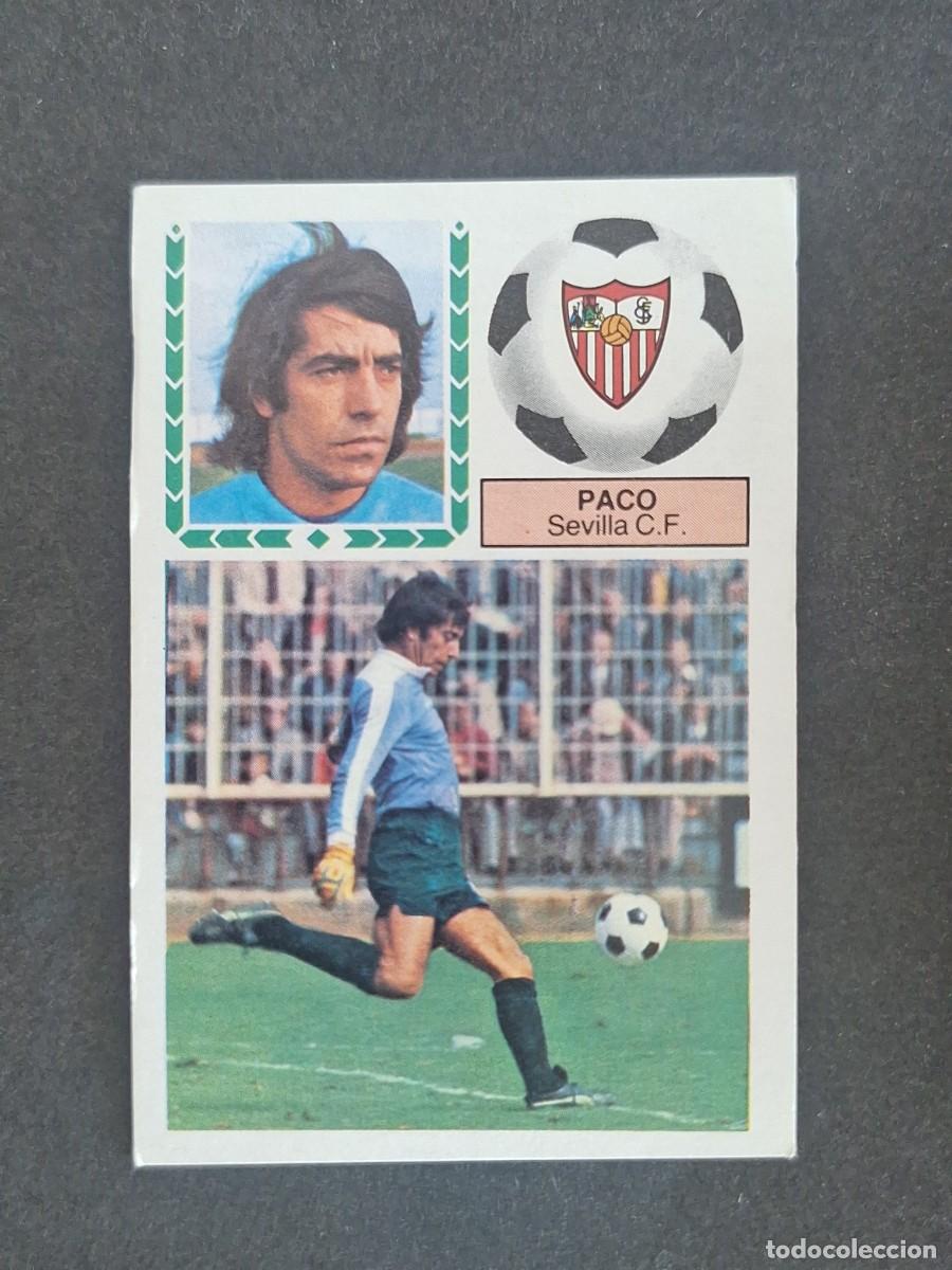 Cromos de f&uacute;tbol: L5 PACO SEVILLA C. F. LIGA ESTE 1983 1984 83 84 NUNCA PEGADO SIN PEGAR