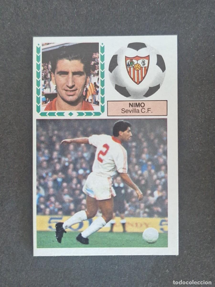 Cromos de f&uacute;tbol: L5 NIMO SEVILLA C. F. LIGA ESTE 1983 1984 83 84 NUNCA PEGADO SIN PEGAR