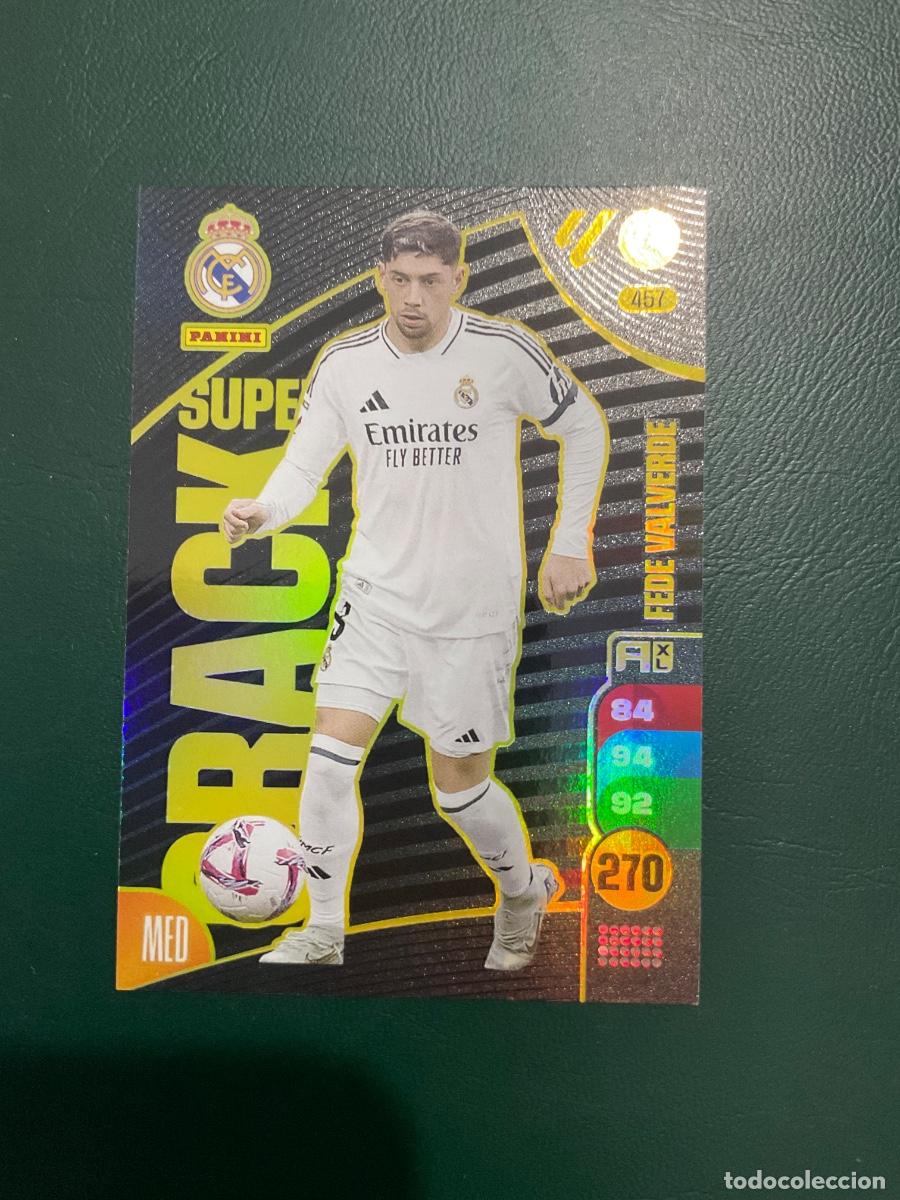 Figurine di Calcio: Fede Valverde Supercrack n 457 - Adrenalyn XL La Liga 2024 2025 (24 25)