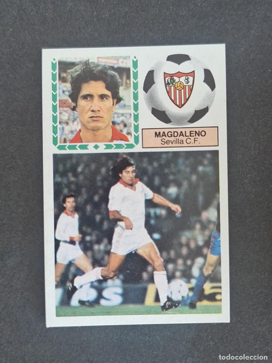 Cromos de f&uacute;tbol: L5 MAGDALENO SEVILLA C. F. LIGA ESTE 1983 1984 83 84 NUNCA PEGADO SIN PEGAR
