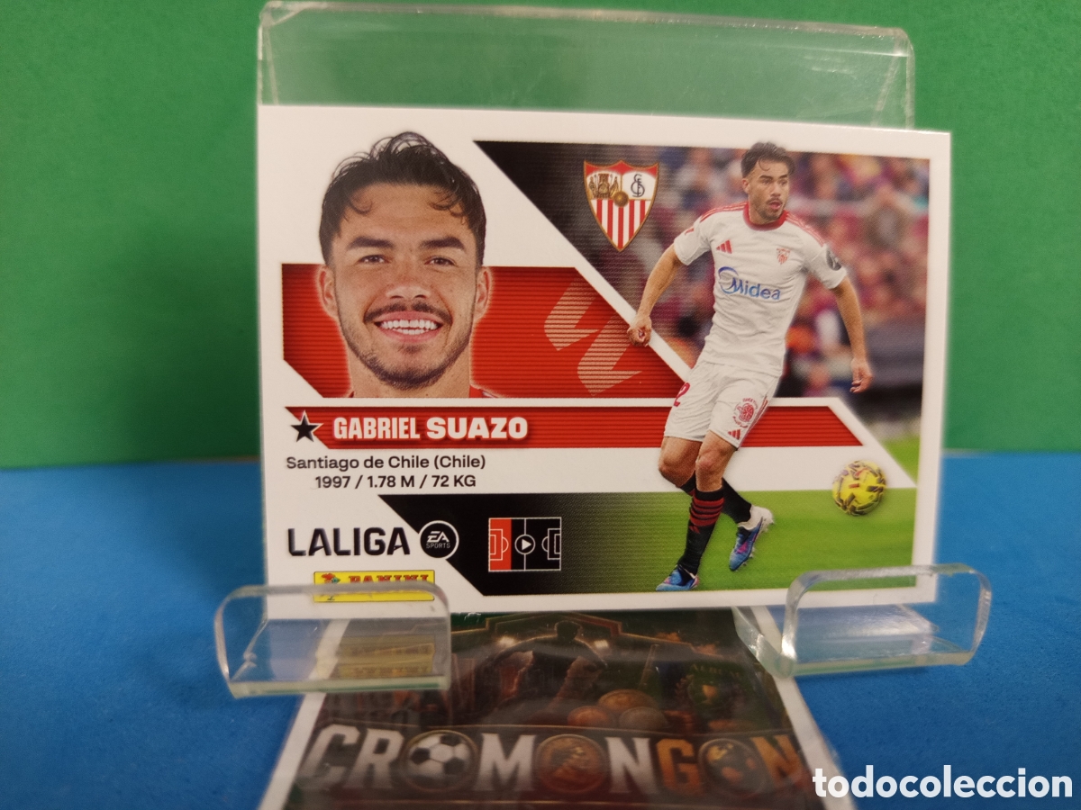 Cromos de f&uacute;tbol: ❇️ CROMO ⚽ 10.- SUAZO (SEVILLA) - COLECCIONES ESTE 2026/27 (PANINI) ❇️