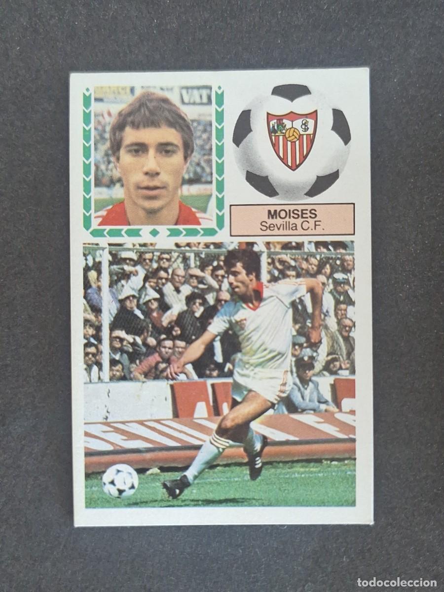 Cromos de f&uacute;tbol: L5 MOISES SEVILLA C. F. LIGA ESTE 1983 1984 83 84 NUNCA PEGADO SIN PEGAR