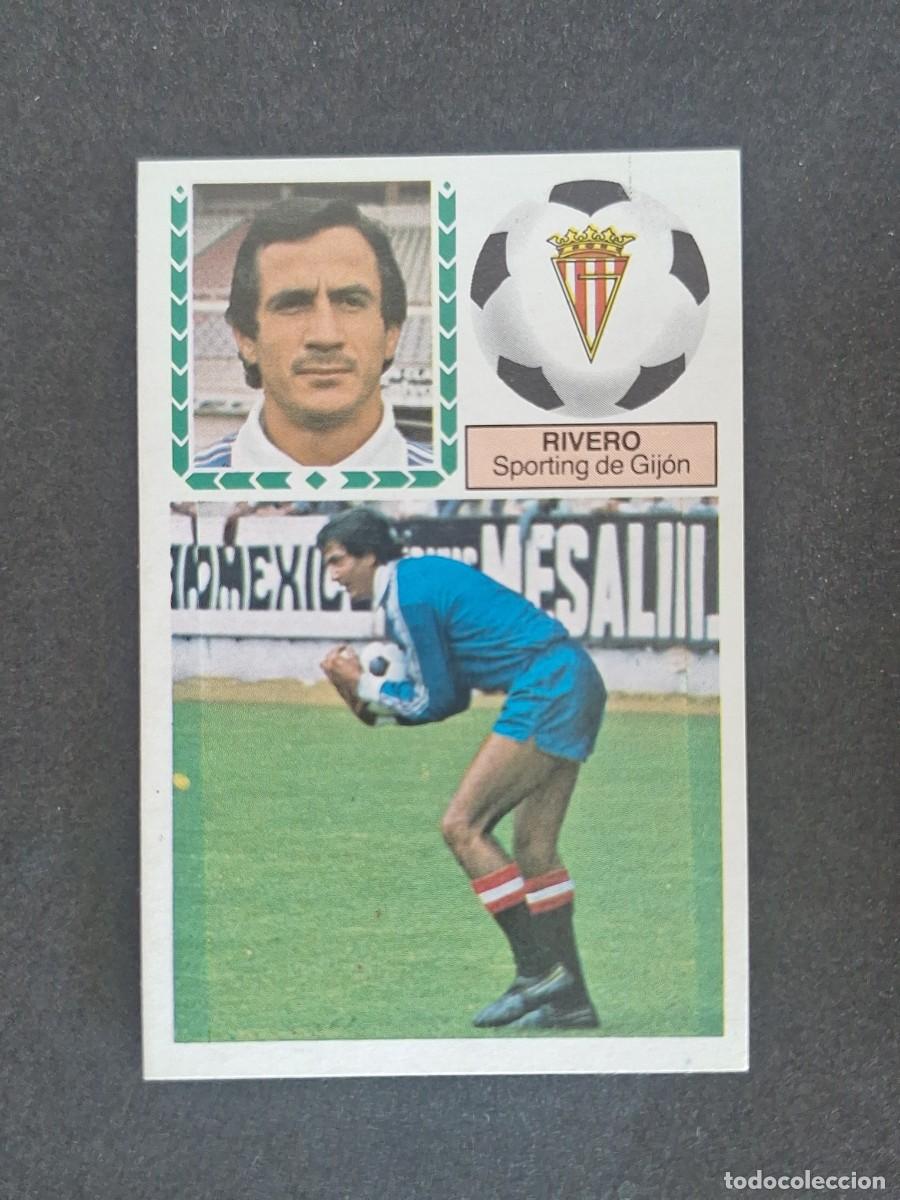 Cromos de f&uacute;tbol: L5 RIVERO SPORTING DE GIJON LIGA ESTE 1983 1984 83 84 NUNCA PEGADO SIN PEGAR
