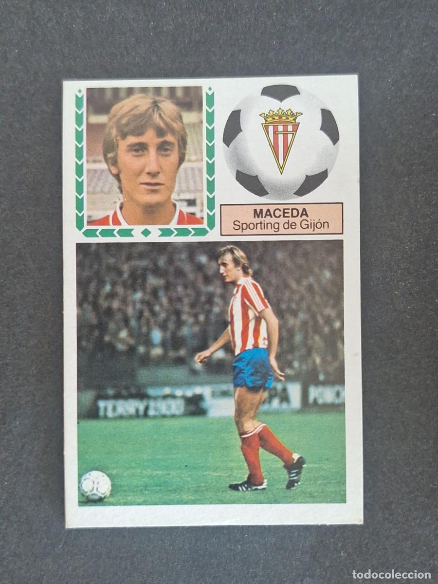Cromos de f&uacute;tbol: L5 MACEDA SPORTING DE GIJON LIGA ESTE 1983 1984 83 84 NUNCA PEGADO SIN PEGAR