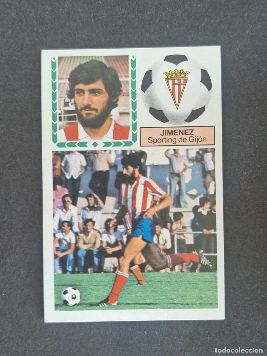 Cromos de f&uacute;tbol: L5 JIMENEZ SPORTING DE GIJON LIGA ESTE 1983 1984 83 84 NUNCA PEGADO SIN PEGAR