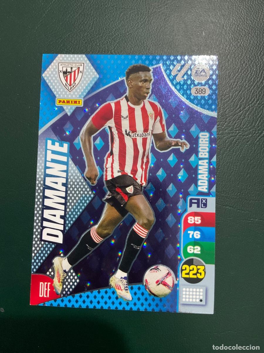 Cromos de f&uacute;tbol: Adama Boiro DIAMANTE n 389 Adrenalyn XL La Liga 2024 2025 (24 25)