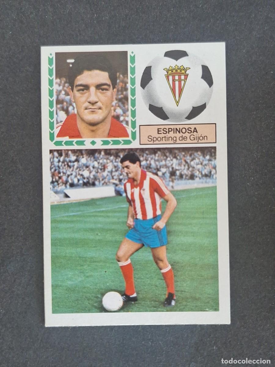 Cromos de f&uacute;tbol: L5 ESPINOSA SPORTING DE GIJON LIGA ESTE 1983 1984 83 84 NUNCA PEGADO SIN PEGAR