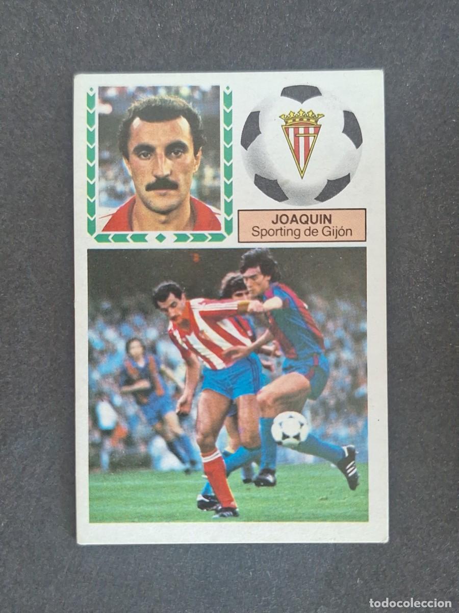 Cromos de f&uacute;tbol: L5 JOAQUIN SPORTING DE GIJON LIGA ESTE 1983 1984 83 84 NUNCA PEGADO SIN PEGAR
