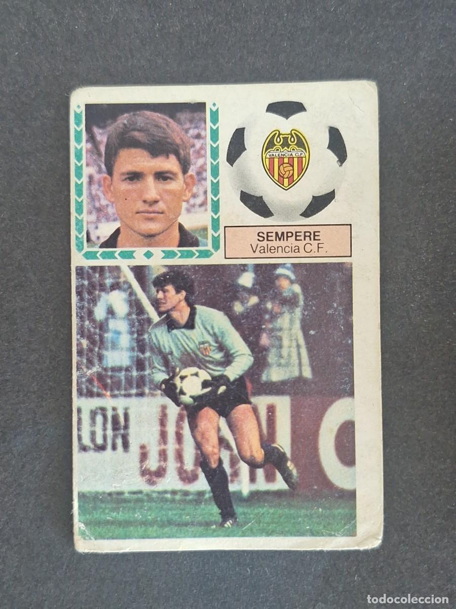 Cromos de f&uacute;tbol: L5 SEMPERE VALENCIA C. F. LIGA ESTE 1983 1984 83 84 NUNCA PEGADO SIN PEGAR