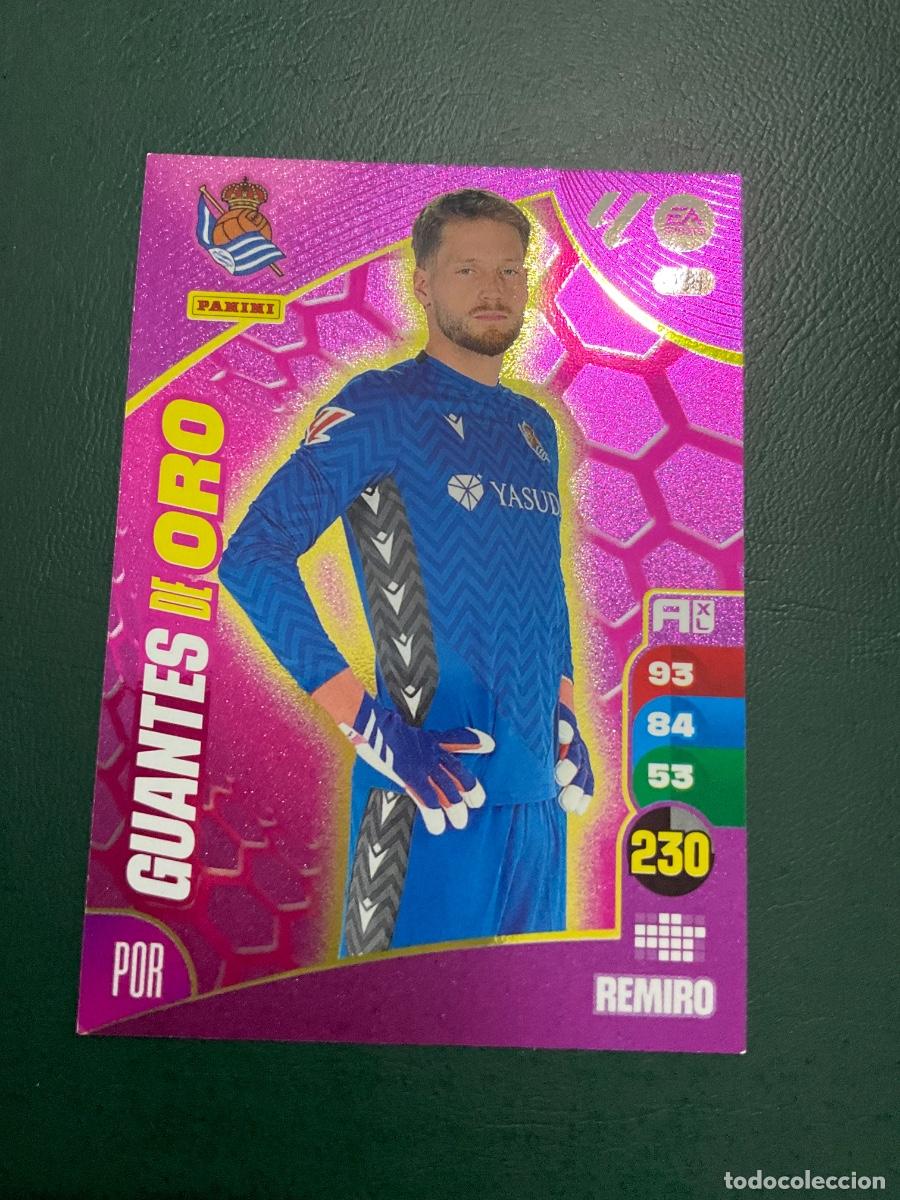 Cromos de f&uacute;tbol: Remiro GUANTES DE ORO n 386 Adrenalyn XL La Liga 2024 2025 (24 25)