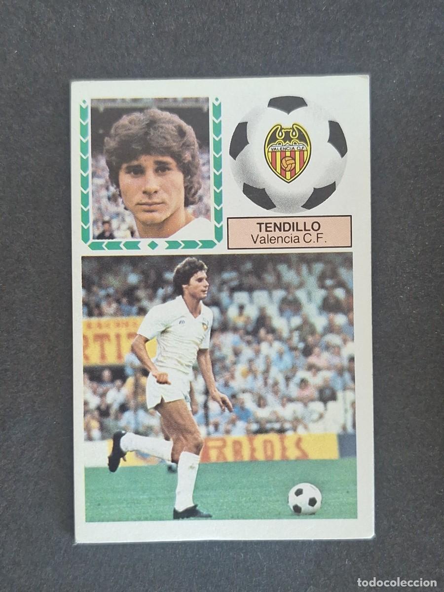 Cromos de f&uacute;tbol: L5 TENDILLO VALENCIA C. F. LIGA ESTE 1983 1984 83 84 NUNCA PEGADO SIN PEGAR