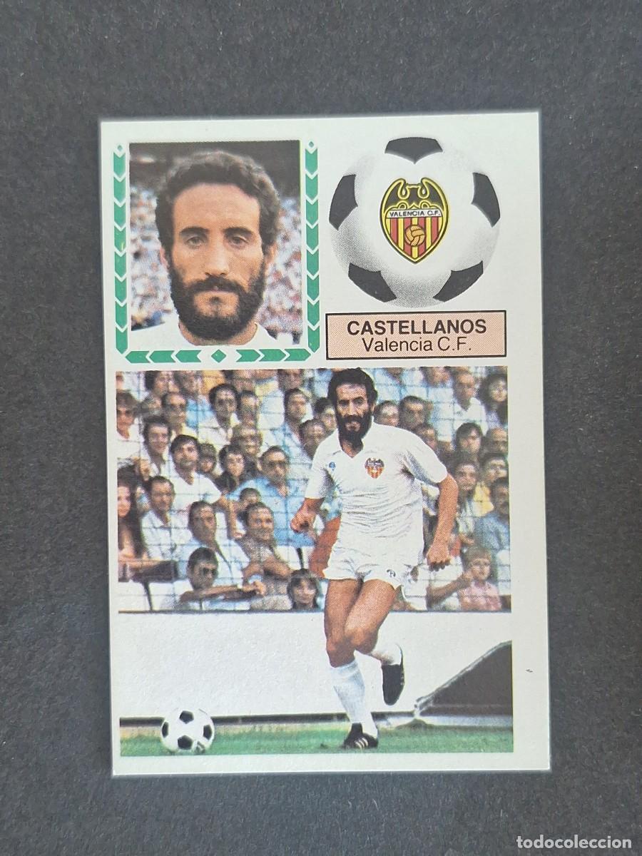 Cromos de f&uacute;tbol: L5 CASTELLANOS VALENCIA C. F. LIGA ESTE 1983 1984 83 84 NUNCA PEGADO SIN PEGAR