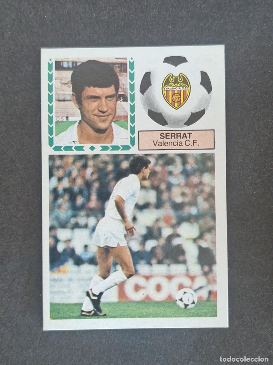 Cromos de f&uacute;tbol: L5 SERRAT VALENCIA C. F. LIGA ESTE 1983 1984 83 84 NUNCA PEGADO SIN PEGAR