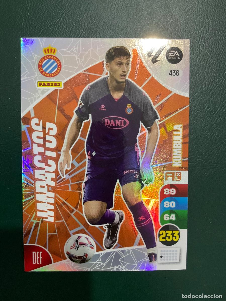 Cromos de f&uacute;tbol: Kumbulla IMPACTO n 436 Adrenalyn XL La Liga 2024 2025 (24 25)