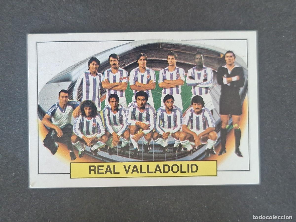 Cromos de f&uacute;tbol: L5 EQUIPO ALINEACION REAL VALLADOLID LIGA ESTE 1983 1984 83 84 NUNCA PEGADO SIN PEGAR