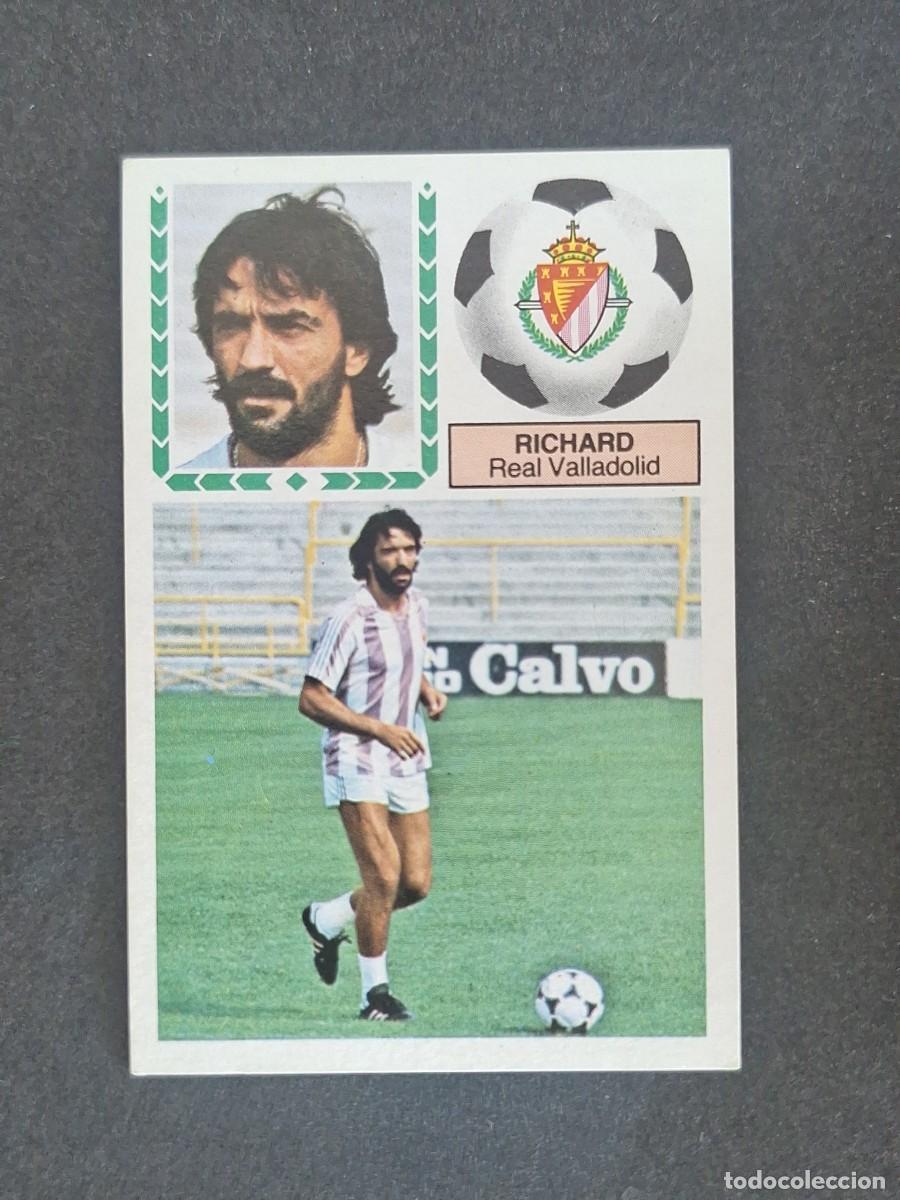 Cromos de f&uacute;tbol: L5 RICHARD REAL VALLADOLID LIGA ESTE 1983 1984 83 84 NUNCA PEGADO SIN PEGAR