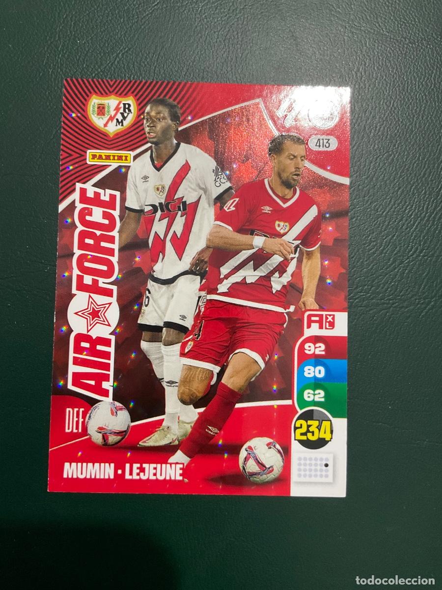 Cromos de f&uacute;tbol: Mumin Lejeune AIR FORCE Rayo n 413 Adrenalyn XL La Liga 2024 2025 (24 25)